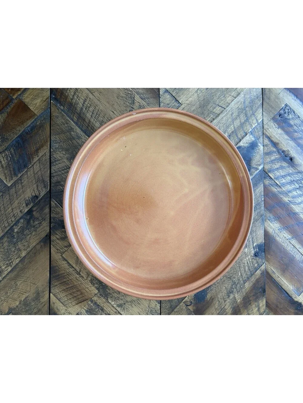 Vintage Covered Apple Pie Plate Keeper Terracotta - Pie Dish with Lid - Italy
